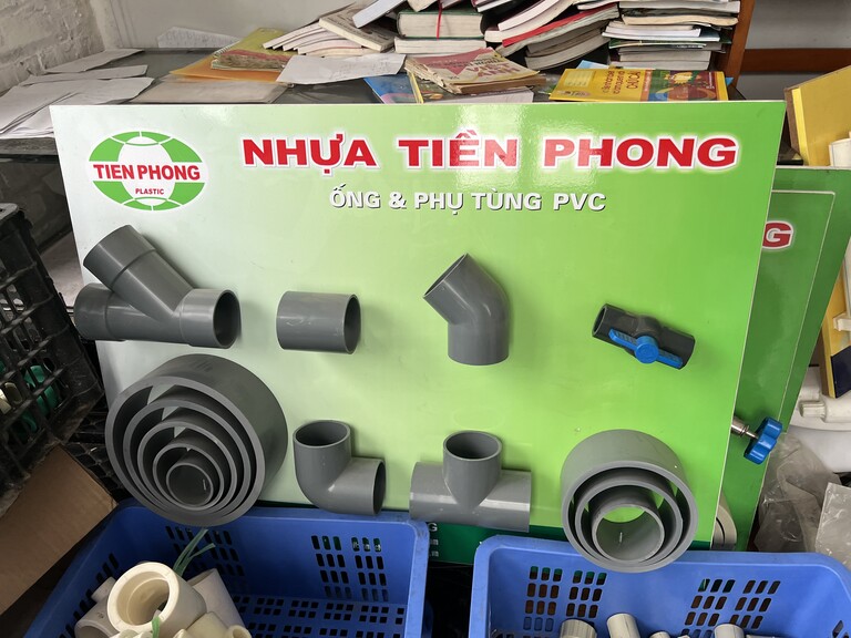 Mẫu ống nhựa Tiền Phong: Cách đối chiếu vật tư